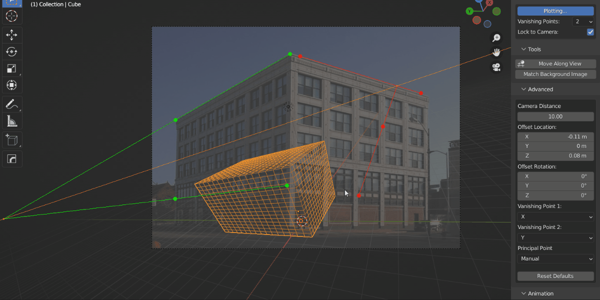 Perspective Plotter in action